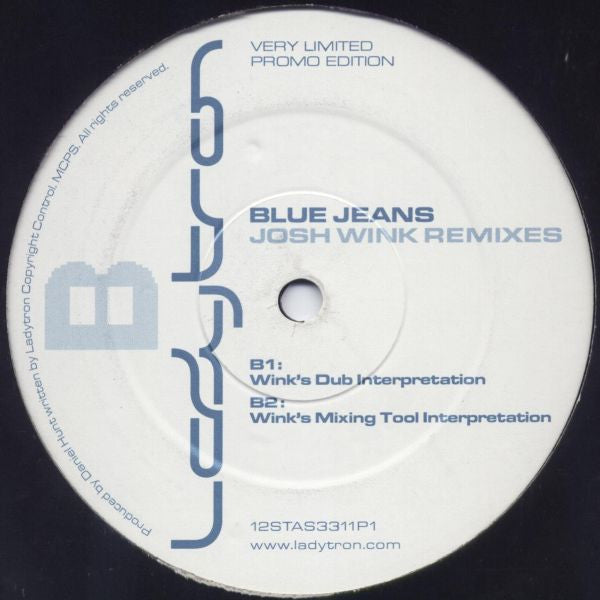 Ladytron : Blue Jeans (Josh Wink Remixes) (12", Ltd, Promo)