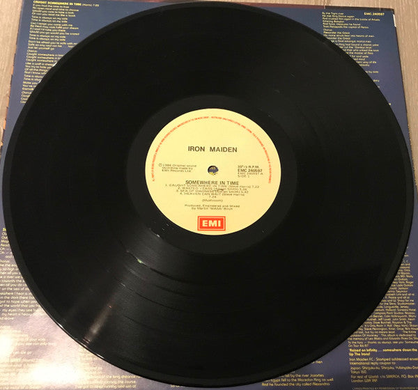 Iron Maiden : Somewhere In Time (LP, Album)