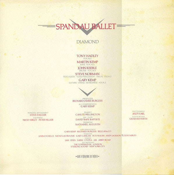 Spandau Ballet : Diamond (LP, Album)