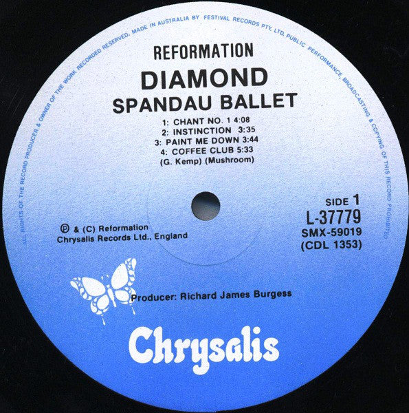 Spandau Ballet : Diamond (LP, Album)