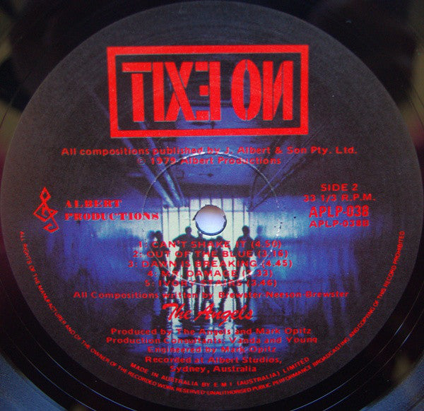 The Angels : No Exit (LP, Album, Gat)