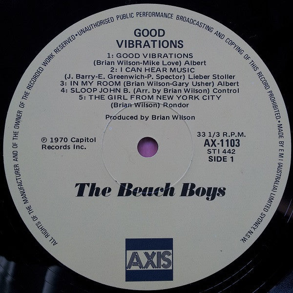The Beach Boys : Good Vibrations (LP, Comp, RE)