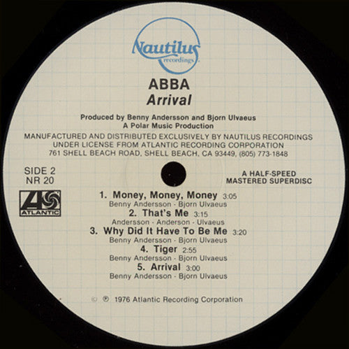 ABBA : Arrival (LP, Album, RE, RM, Hal)