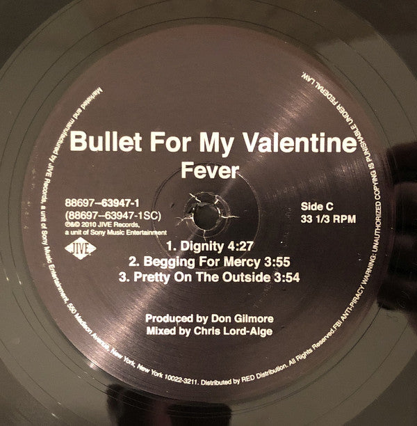 Bullet For My Valentine : Fever (LP + LP, S/Sided, Etch + Album, S/Edition)
