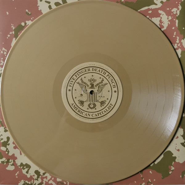 Five Finger Death Punch : American Capitalist (LP, Album, RE, Gol)