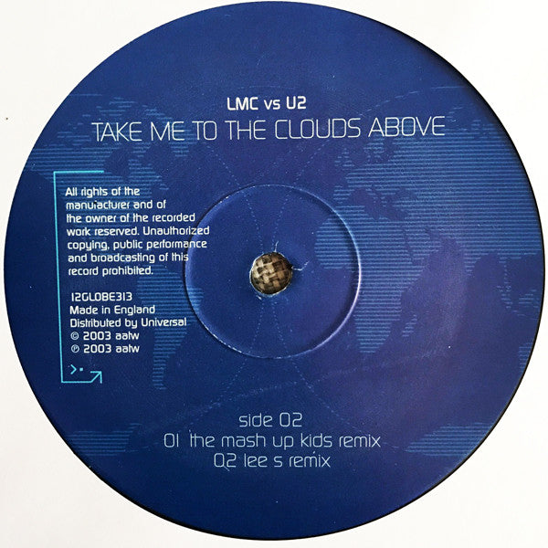 LMC Vs U2 : Take Me To The Clouds Above (12", Single)