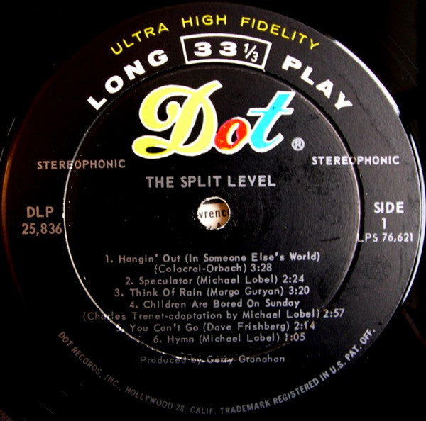 The Split Level : The Split Level ("Divided We Stand") (LP, Album)