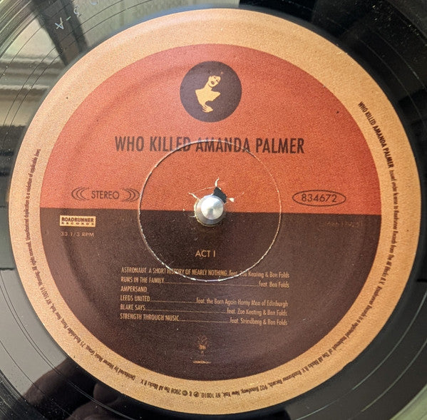Amanda Palmer : Who Killed Amanda Palmer (LP, Album, Mas)