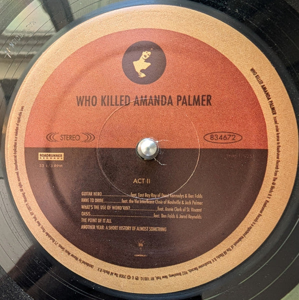 Amanda Palmer : Who Killed Amanda Palmer (LP, Album, Mas)