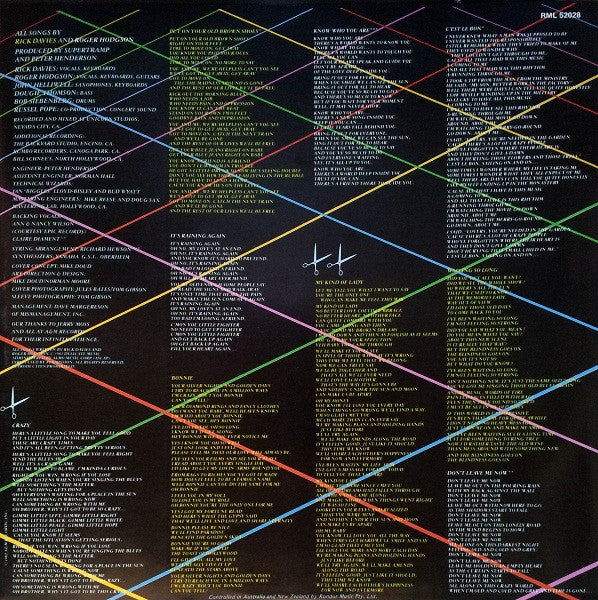 Supertramp : "...Famous Last Words..." (LP, Album)