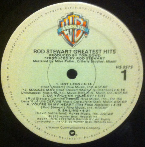 Rod Stewart : Greatest Hits (LP, Comp, SRC)