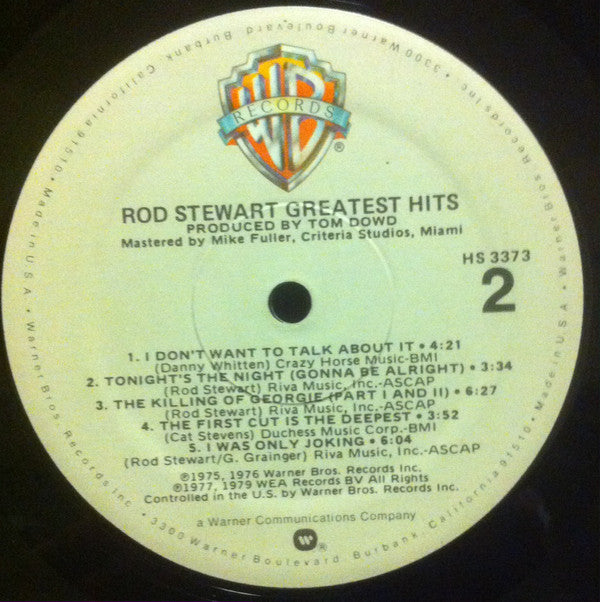 Rod Stewart : Greatest Hits (LP, Comp, SRC)