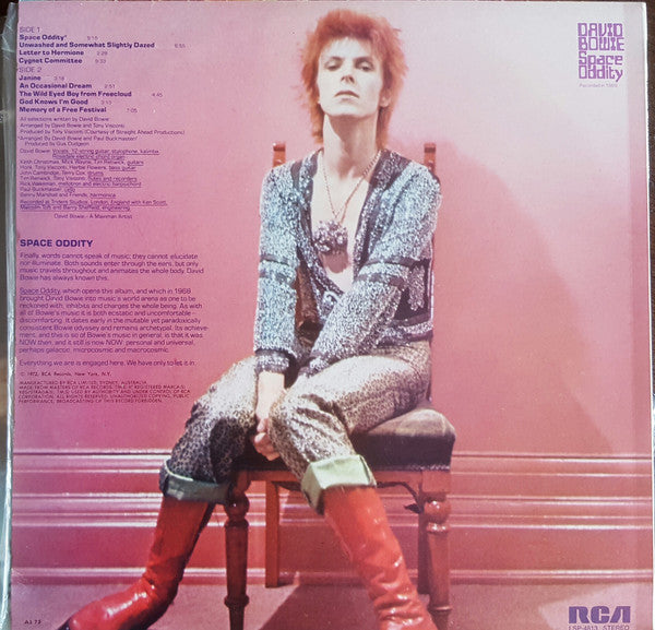 David Bowie : Space Oddity (LP, Album, RE)