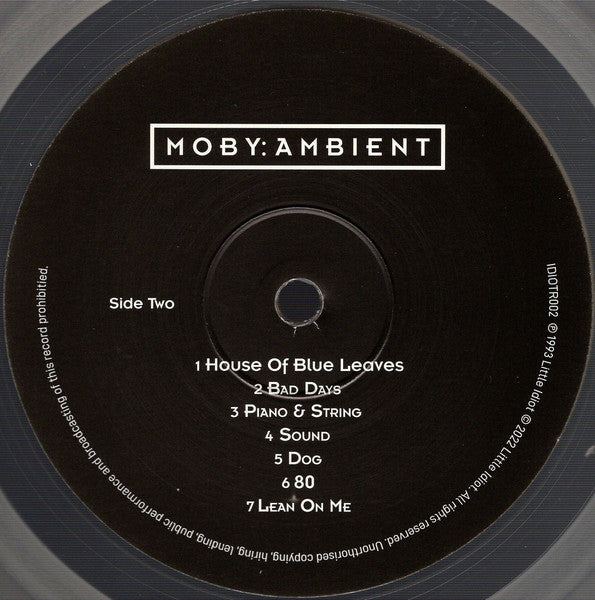 Moby : Ambient (LP, Album, Num, RE, Cle)