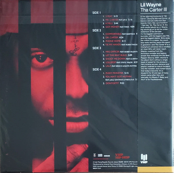 Lil Wayne : Tha Carter III (2xLP, Album, Club, RE, RM, RP, Red)
