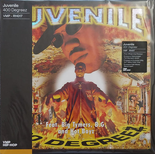 Juvenile (2) : 400 Degreez (2xLP, Album, Club, RE, RP, Yel)