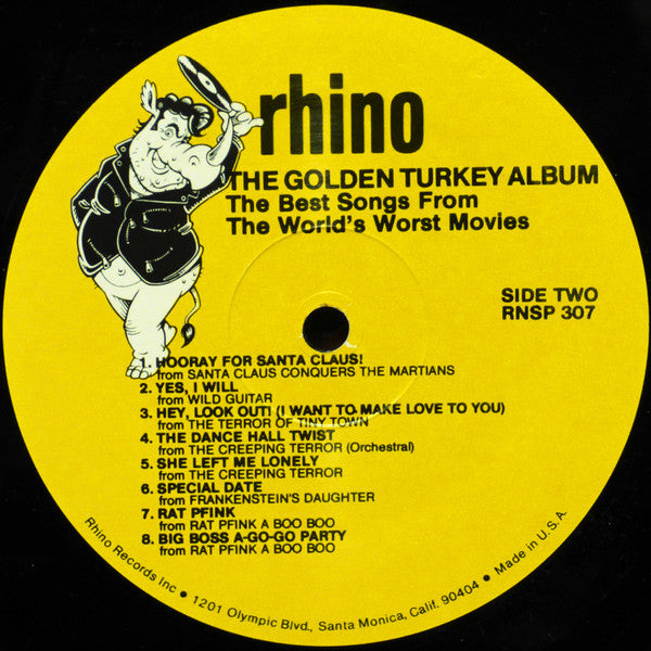 Various : The Golden Turkey Album: The Best Songs From The Worst Movies (LP, Comp)