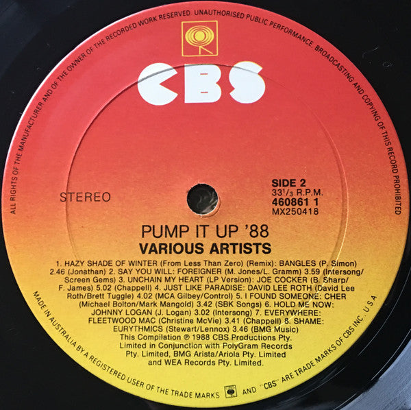 Various : Pump It Up 88 (LP, Comp)