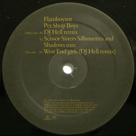 Pet Shop Boys : Flamboyant (12", Single)