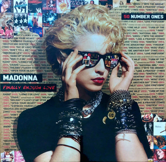 Madonna : Finally Enough Love (50 Number Ones) (Box, Comp, Ltd, RM + 3xLP, Red + 3xLP, 180)