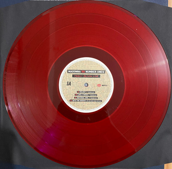 Madonna : Finally Enough Love (50 Number Ones) (Box, Comp, Ltd, RM + 3xLP, Red + 3xLP, 180)