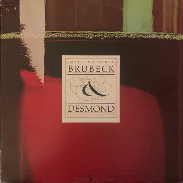 Dave Brubeck And Paul Desmond : 1975: The Duets (LP, Album, Mono, Gat)