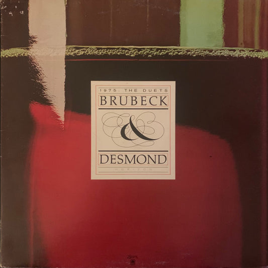 Dave Brubeck And Paul Desmond : 1975: The Duets (LP, Album, Mono, Gat)