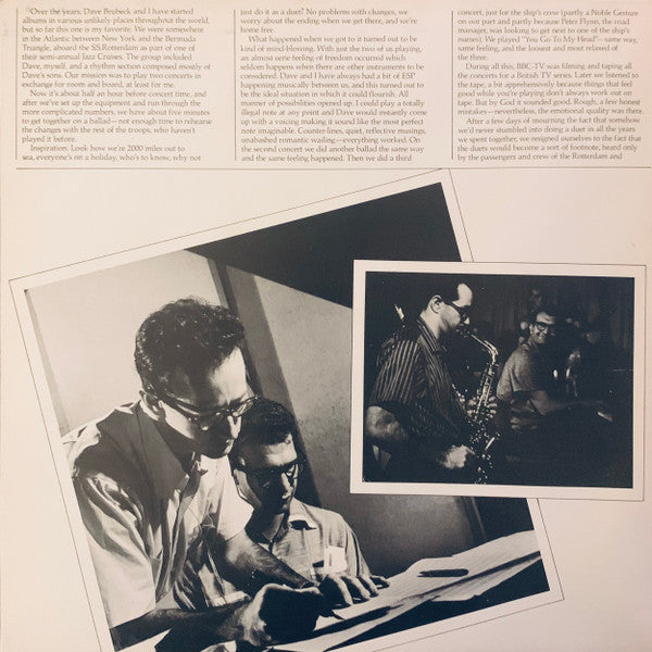 Dave Brubeck And Paul Desmond : 1975: The Duets (LP, Album, Mono, Gat)
