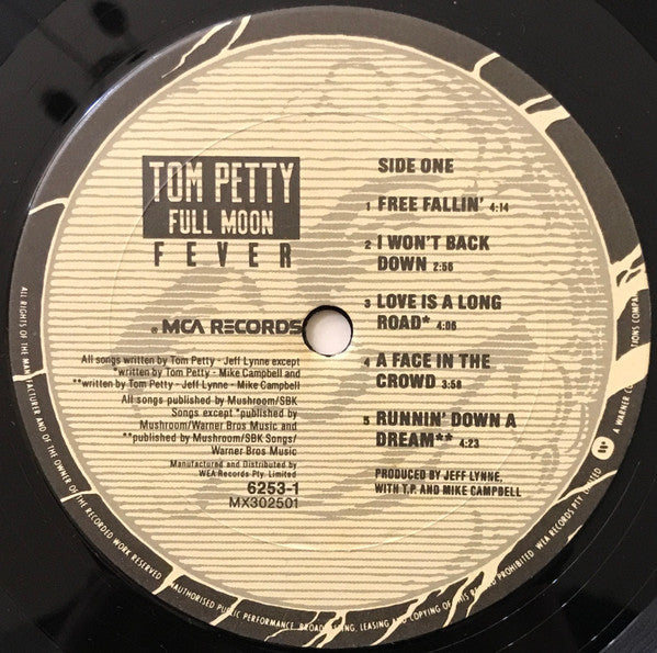 Tom Petty : Full Moon Fever (LP, Album)