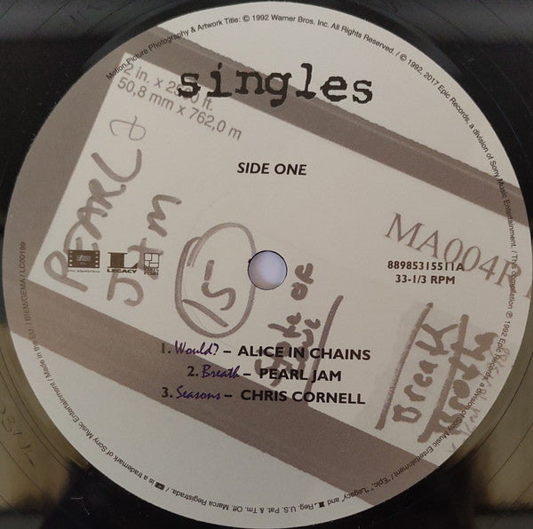 Various : Singles (Original Motion Picture Soundtrack) (2xLP, RE, RP, Gat + CD + Comp, Dlx)