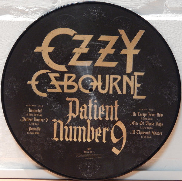 Ozzy Osbourne : Patient Number 9 (2xLP, Album, Pic)