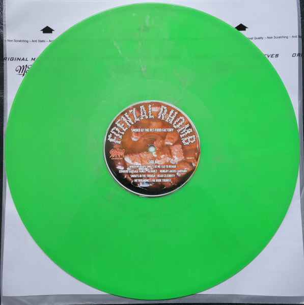 Frenzal Rhomb : Smoko At The Pet Food Factory - Green Marble (LP, Album, RP, Gre)