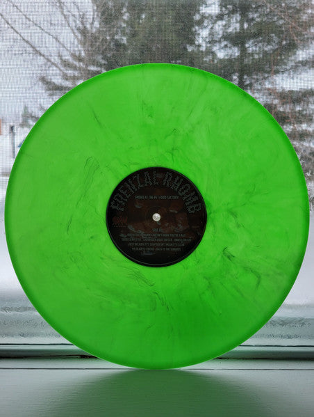 Frenzal Rhomb : Smoko At The Pet Food Factory - Green Marble (LP, Album, RP, Gre)