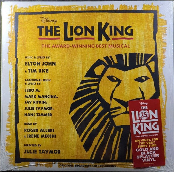 Various : The Lion King - Original Broadway Cast Recording (2xLP, Ltd, Gol)