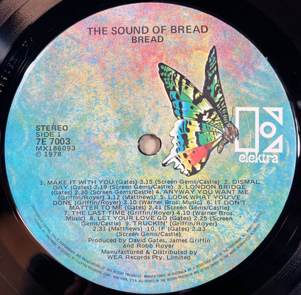 Bread : The Sound Of Bread - Their 20 Finest Songs (LP, Comp, RP)