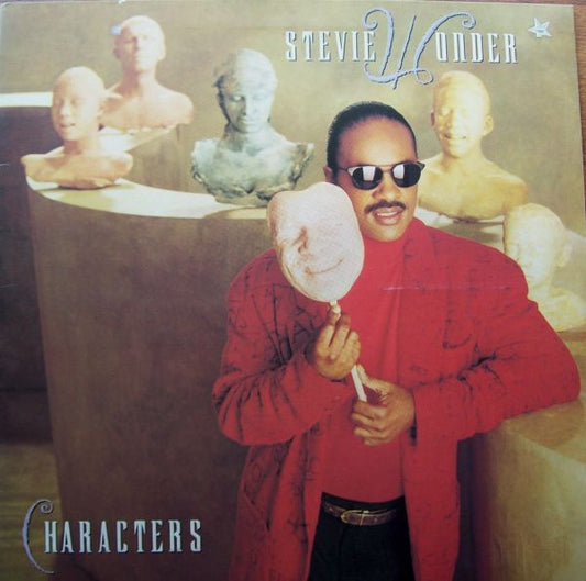 Stevie Wonder : Characters (LP, Album, Emb)