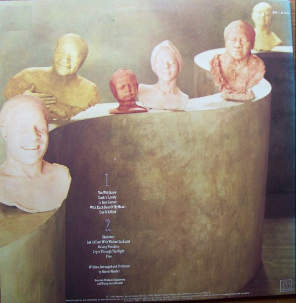 Stevie Wonder : Characters (LP, Album, Emb)