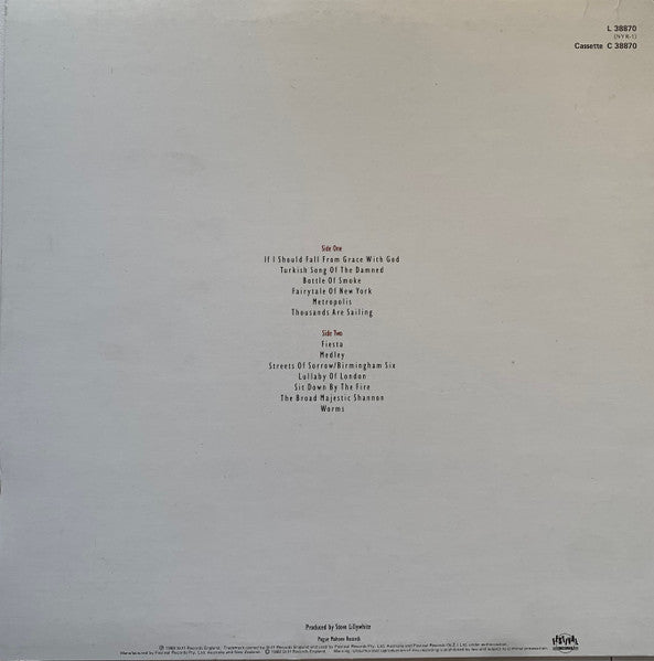 The Pogues : If I Should Fall From Grace With God (LP, Album)