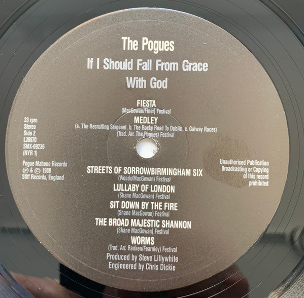 The Pogues : If I Should Fall From Grace With God (LP, Album)