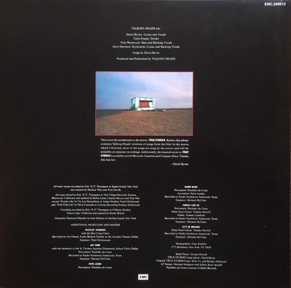 Talking Heads : True Stories (LP, Album)