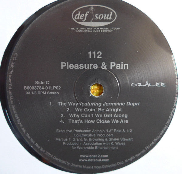 One Twelve* : Pleasure & Pain (2xLP, Album)