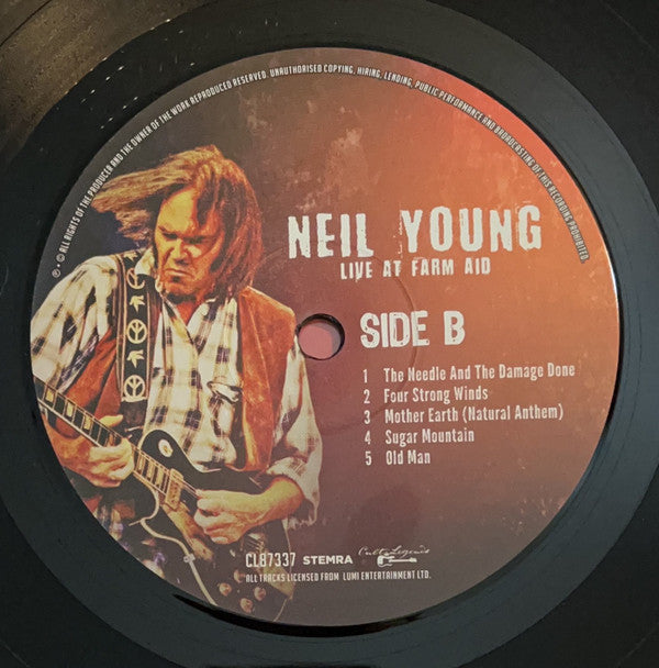 Neil Young : Live At Farm Aid (LP, Unofficial, 180)