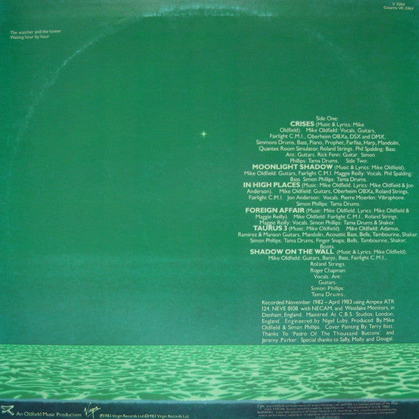 Mike Oldfield : Crises (LP, Album)