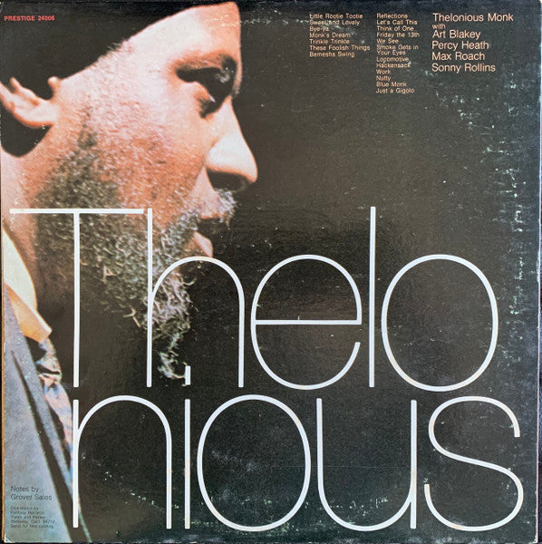 Thelonious Monk : Thelonious Monk (2xLP, Comp, RE, Ter)