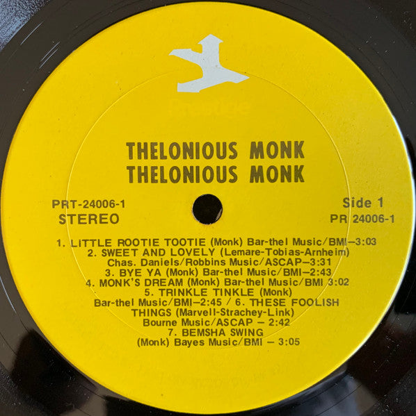 Thelonious Monk : Thelonious Monk (2xLP, Comp, RE, Ter)