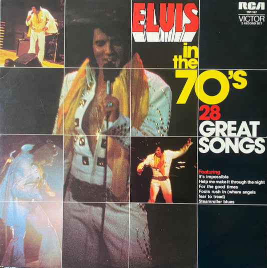 Elvis Presley : Elvis In The 70's (2xLP, Comp, Tan)