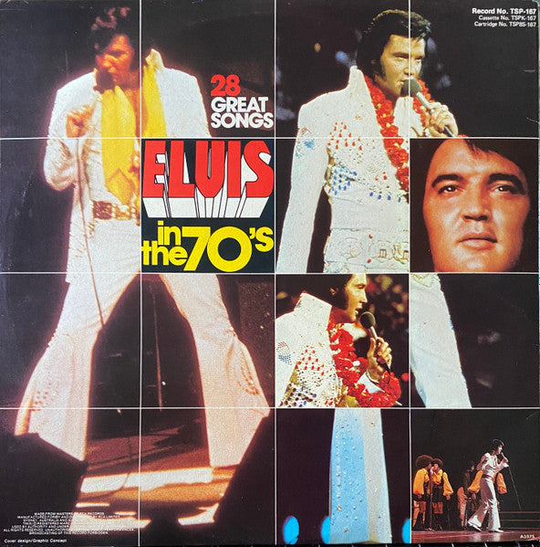 Elvis Presley : Elvis In The 70's (2xLP, Comp, Tan)