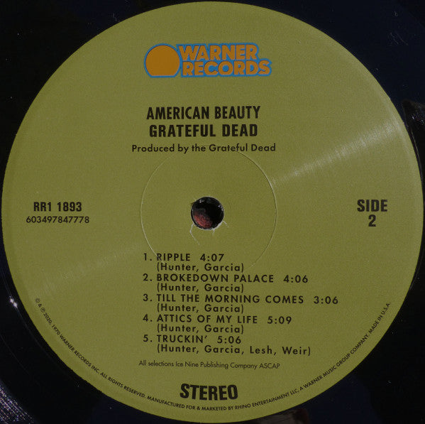The Grateful Dead : American Beauty (LP, Album, RE, RM)