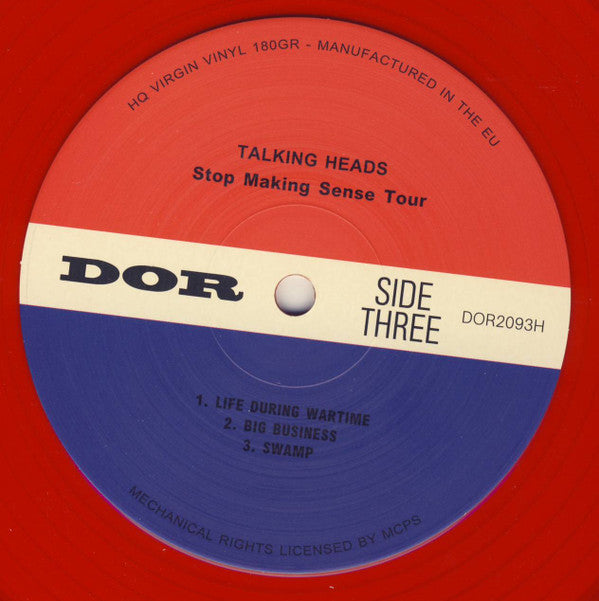 Talking Heads : Stop Making Sense Tour (2xLP, Album, Unofficial, Tra)