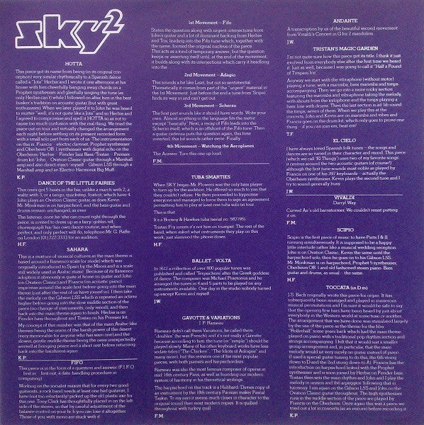 Sky (4) : Sky 2 (2xLP, Album, Gat)